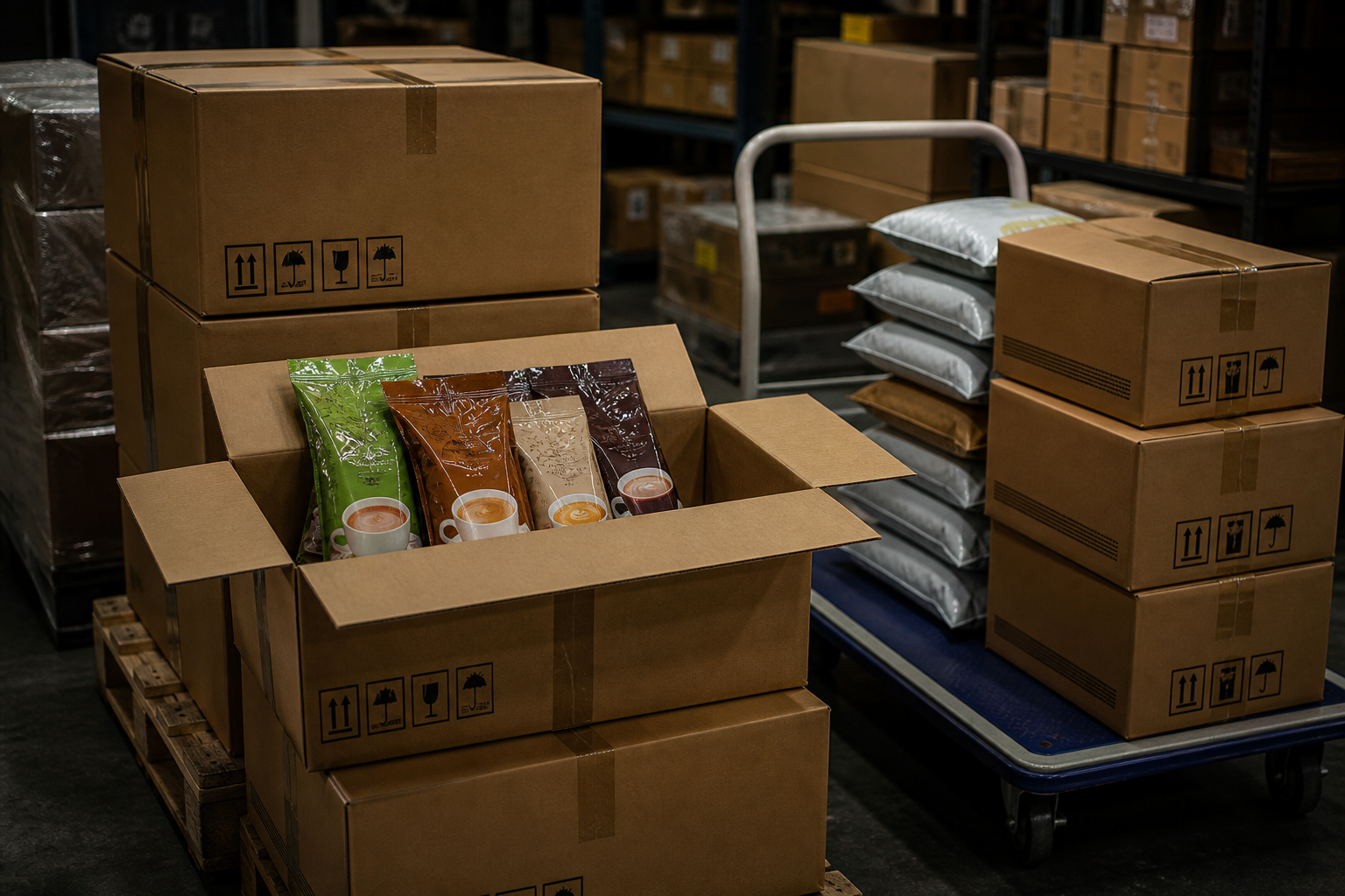 Dispatch-ready premix parcels for city enquiries